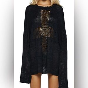 The ragged priest cross sweater nwt